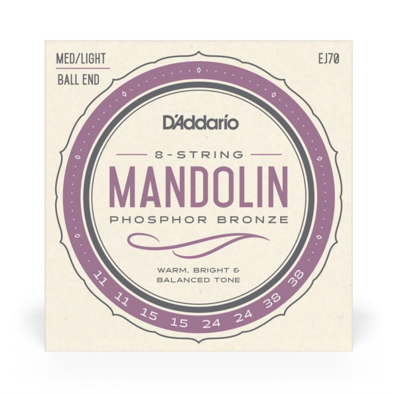 D'Addario EJ70 - Struny do mandoliny (11-38) - 2 D'Addario EJ70 - Struny do mandoliny (11-38) - 2