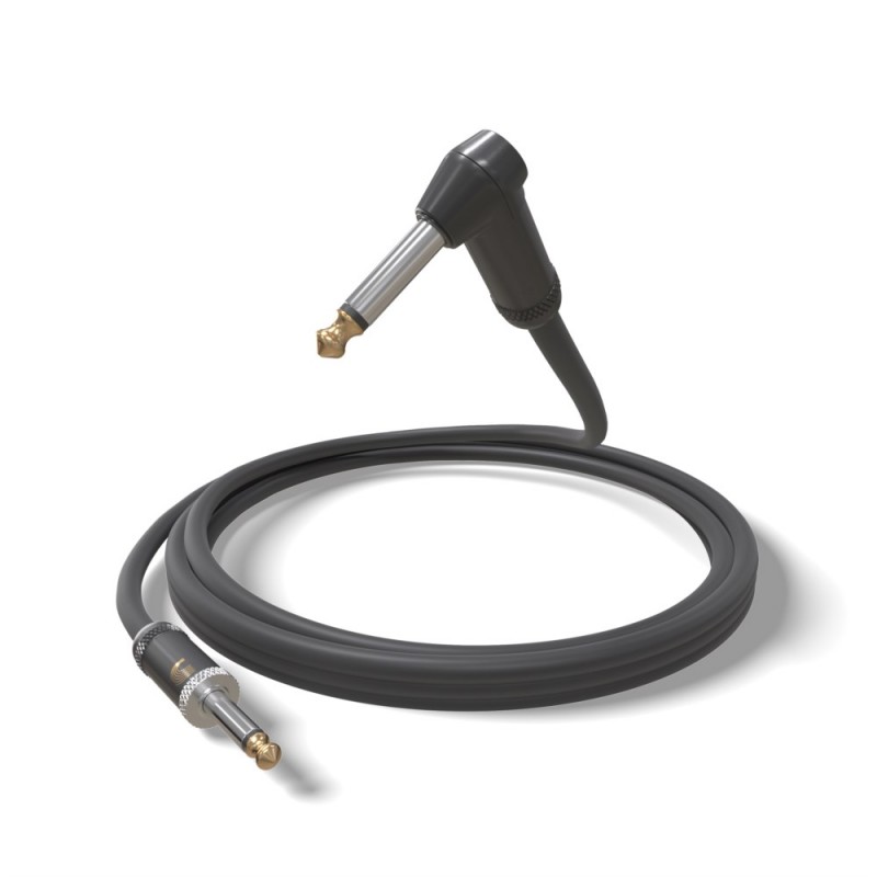 D'Addario PW-AMSGRA-10 - Kabel gitarowy kątowy American Stage (3 m) - 4 D'Addario PW-AMSGRA-10 - Kabel gitarowy kątowy American Stage (3 m) - 4