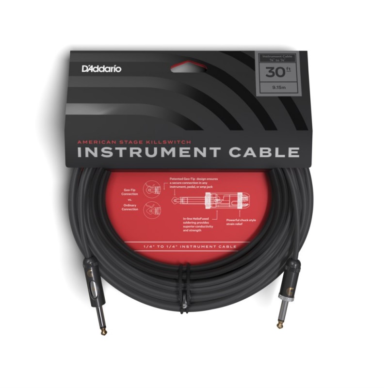 D'Addario PW-AMSK-30 - Kabel gitarowy (9 m) - 3 D'Addario PW-AMSK-30 - Kabel gitarowy (9 m) - 3
