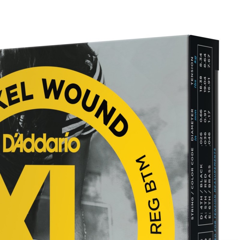 D'Addario EXL125-3D - Struny do gitary elektrycznej (09-46, 3 kpl.) - 4