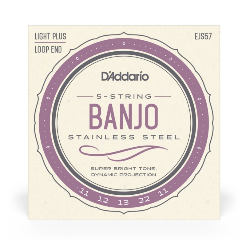 D'Addario EJS57 - Struny do banjo 5-strunowe (11-22) - 2 D'Addario EJS57 - Struny do banjo 5-strunowe (11-22) - 2