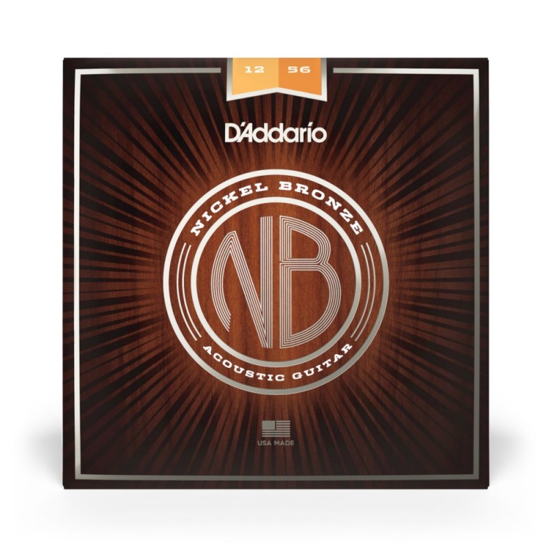 D'Addario NB1256 - Struny do gitary akustycznej (12-56) - 2 D'Addario NB1256 - Struny do gitary akustycznej (12-56) - 2