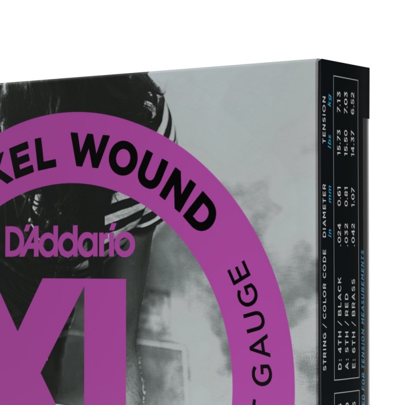 D'Addario EXL120-3D - Struny do gitary elektrycznej (09-42, 3 kpl.) - 4 D'Addario EXL120-3D - Struny do gitary elektrycznej (09-42, 3 kpl.) - 4