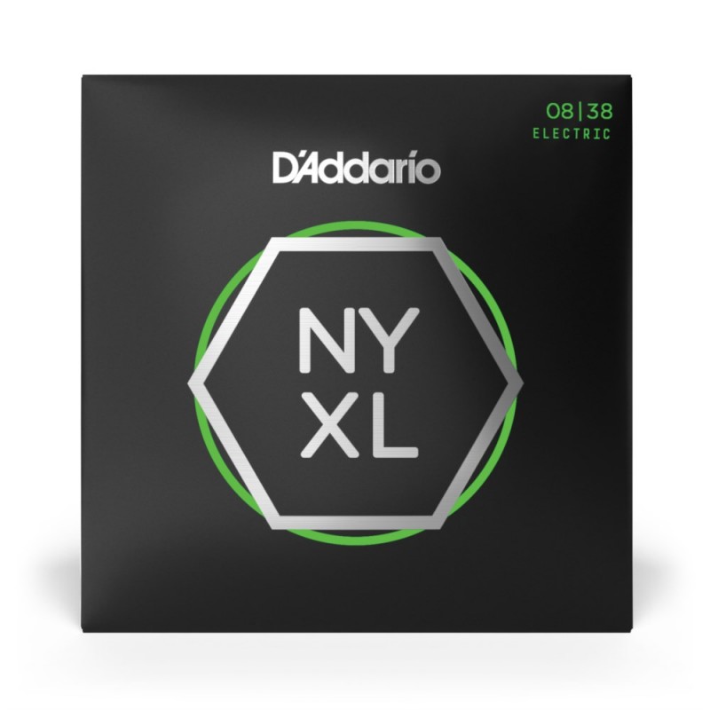D'Addario NYXL0838 - Struny do gitary elektrycznej (8-38) - 2 D'Addario NYXL0838 - Struny do gitary elektrycznej (8-38) - 2
