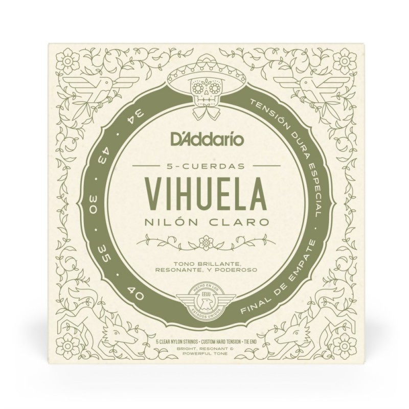 D'Addario MV10C - Struny Vihuela - 2 D'Addario MV10C - Struny Vihuela - 2