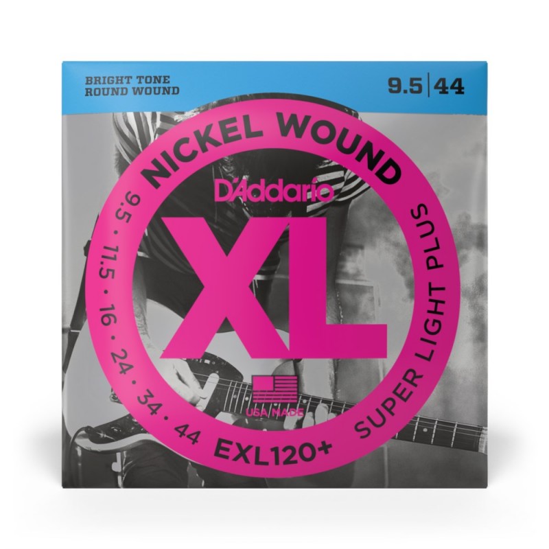 D'Addario EXL120+ - Struny do gitary elektrycznej (9.5-44) - 2 D'Addario EXL120+ - Struny do gitary elektrycznej (9.5-44) - 2
