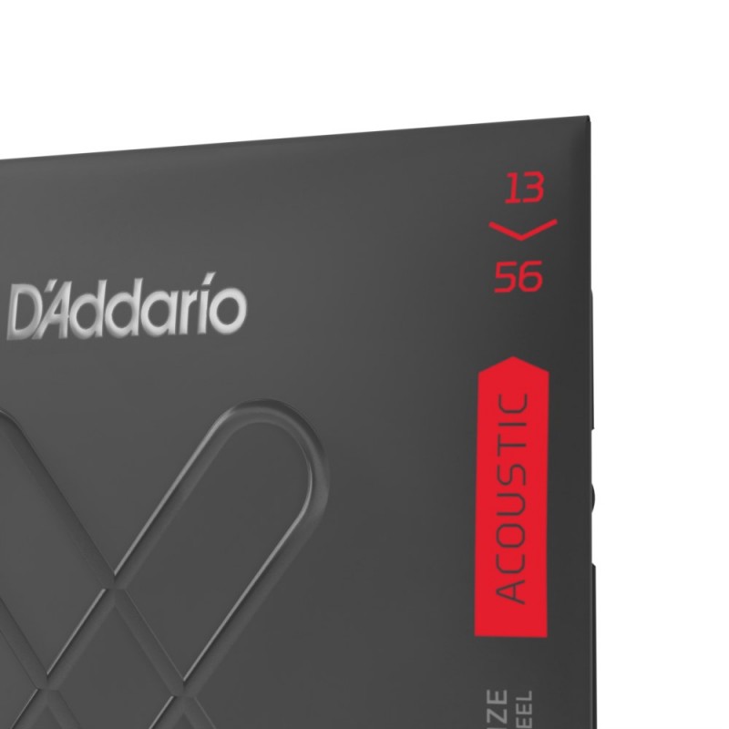 D'Addario XTAPB1356 - Struny do gitary akustycznej (13-56) - 4 D'Addario XTAPB1356 - Struny do gitary akustycznej (13-56) - 4