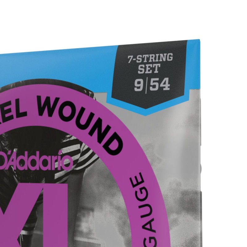D'Addario EXL120-7 - Struny do gitary elektrycznej 7-strunowe (09-54) - 4 D'Addario EXL120-7 - Struny do gitary elektrycznej 7-strunowe (09-54) - 4