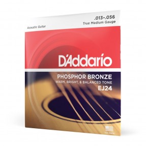 D'Addario EJ24 - Struny do gitary akustycznej (13-56) - 1