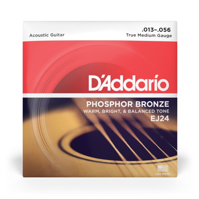 D'Addario EJ24 - Struny do gitary akustycznej (13-56) - 2 D'Addario EJ24 - Struny do gitary akustycznej (13-56) - 2