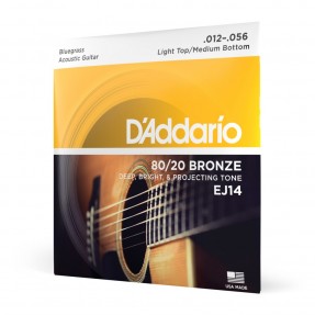 D'Addario EJ14 - Struny do gitary akustycznej (12-56) - 1