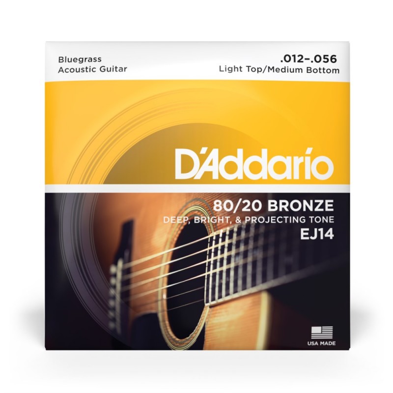 D'Addario EJ14 - Struny do gitary akustycznej (12-56) - 2 D'Addario EJ14 - Struny do gitary akustycznej (12-56) - 2