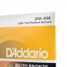 D'Addario EJ14 - Struny do gitary akustycznej (12-56) - 4 D'Addario EJ14 - Struny do gitary akustycznej (12-56) - 4