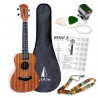 Arrow MH10 Mahogany Concert Ukulele SET - ukulele + akcesoria - 1