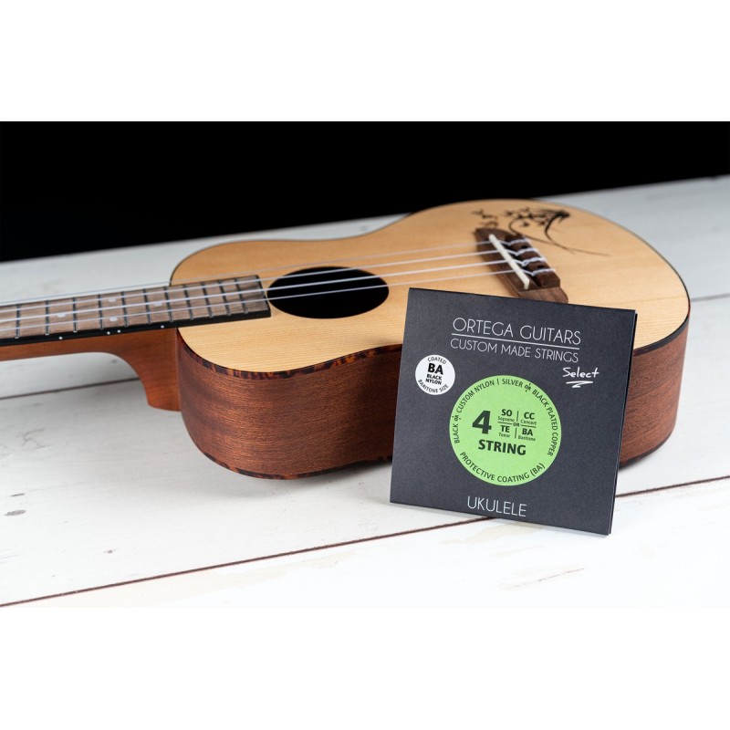 Ortega UKSBK-BA - struny do ukulele barytonowego (.026/.030) - 4 Ortega UKSBK-BA - struny do ukulele barytonowego (.026/.030) - 4