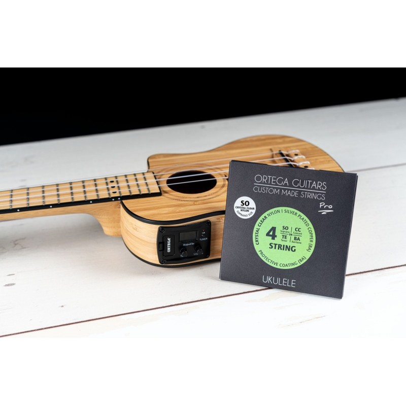 Ortega UKP-SO - struny do ukulele sopranowego (.024/.026) - 3