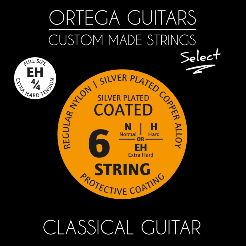 Ortega NYS44EH - struny do gitary klasycznej 4/4 (.028/.044) - 1 Ortega NYS44EH - struny do gitary klasycznej 4/4 (.028/.044) - 1