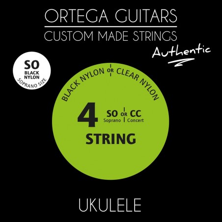 Ortega UKABK-SO - struny do ukulele sopranowego (.024/.026) - 1