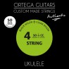 Ortega UKABK-SO - struny do ukulele sopranowego (.024/.026) - 1 Ortega UKABK-SO - struny do ukulele sopranowego (.024/.026) - 1