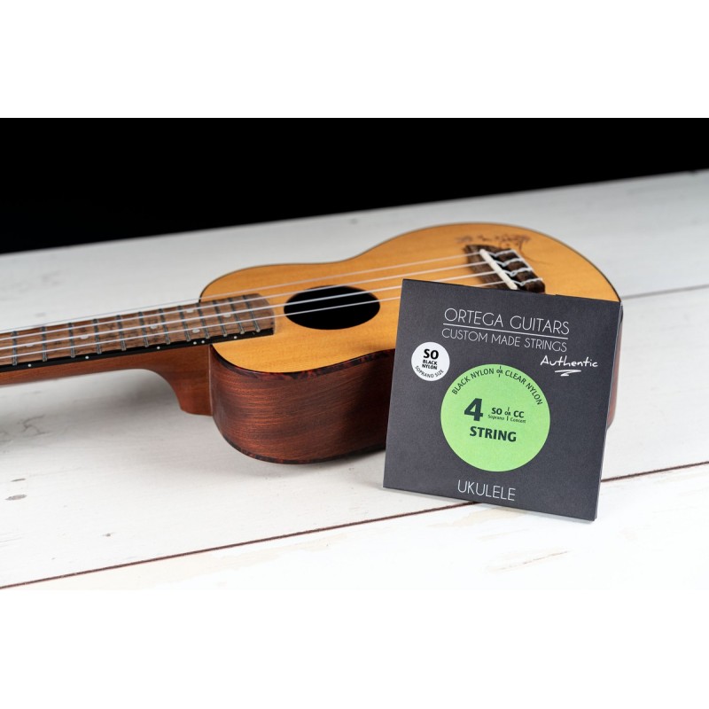 Ortega UKABK-SO - struny do ukulele sopranowego (.024/.026) - 3 Ortega UKABK-SO - struny do ukulele sopranowego (.024/.026) - 3