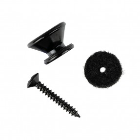 Ortega OSTP2-BK - zaczep do mocowania paska gitarowego - 1