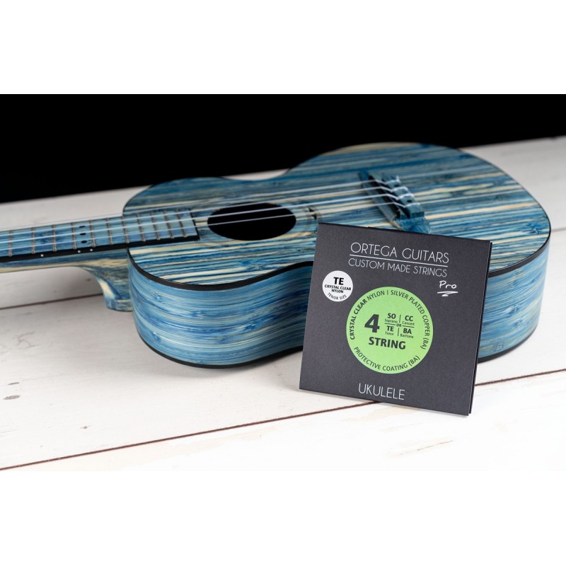 Ortega UKP-TE - struny do ukulele tenorowego (.026/.028) - 3 Ortega UKP-TE - struny do ukulele tenorowego (.026/.028) - 3