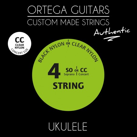 Ortega UKA-CC - struny do ukulele koncertowego (.024/.026) - 1