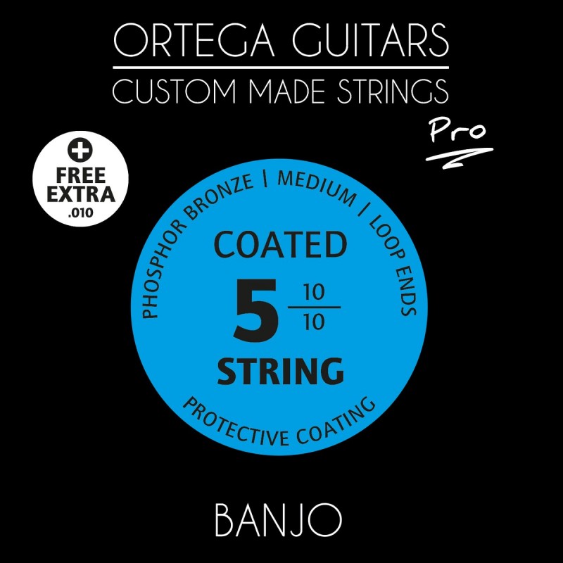 Ortega BJP-5 - struny do banjo (.010/.10) - 1