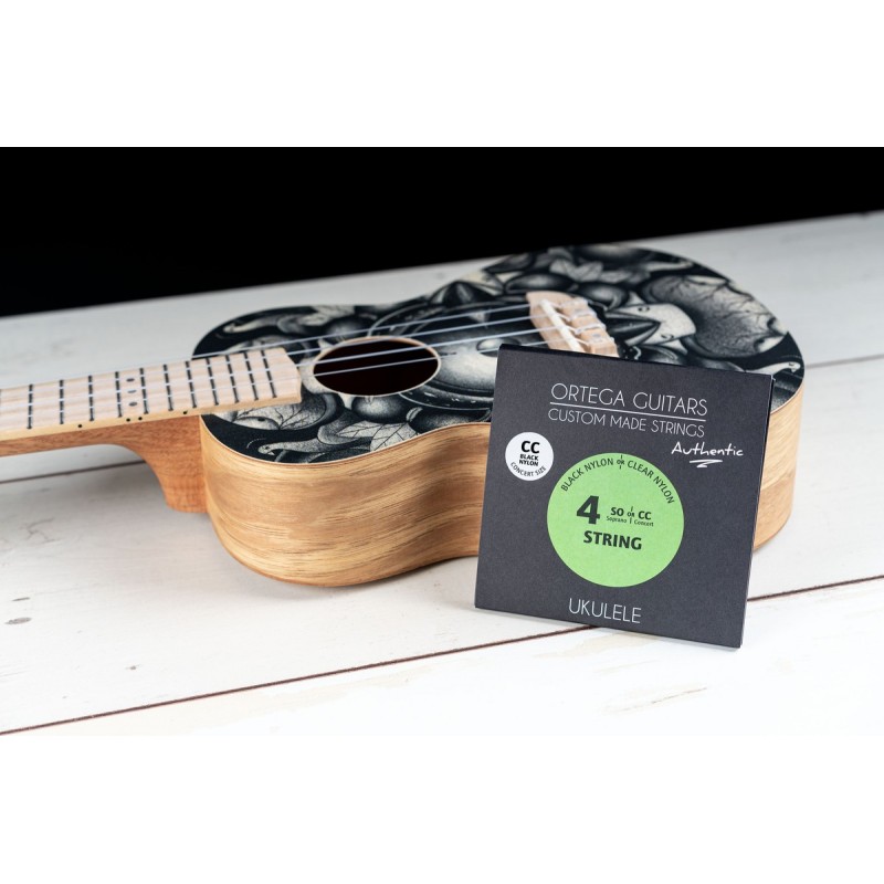 Ortega UKABK-CC - struny do ukulele koncertowego (.024/.026) - 3 Ortega UKABK-CC - struny do ukulele koncertowego (.024/.026) - 3