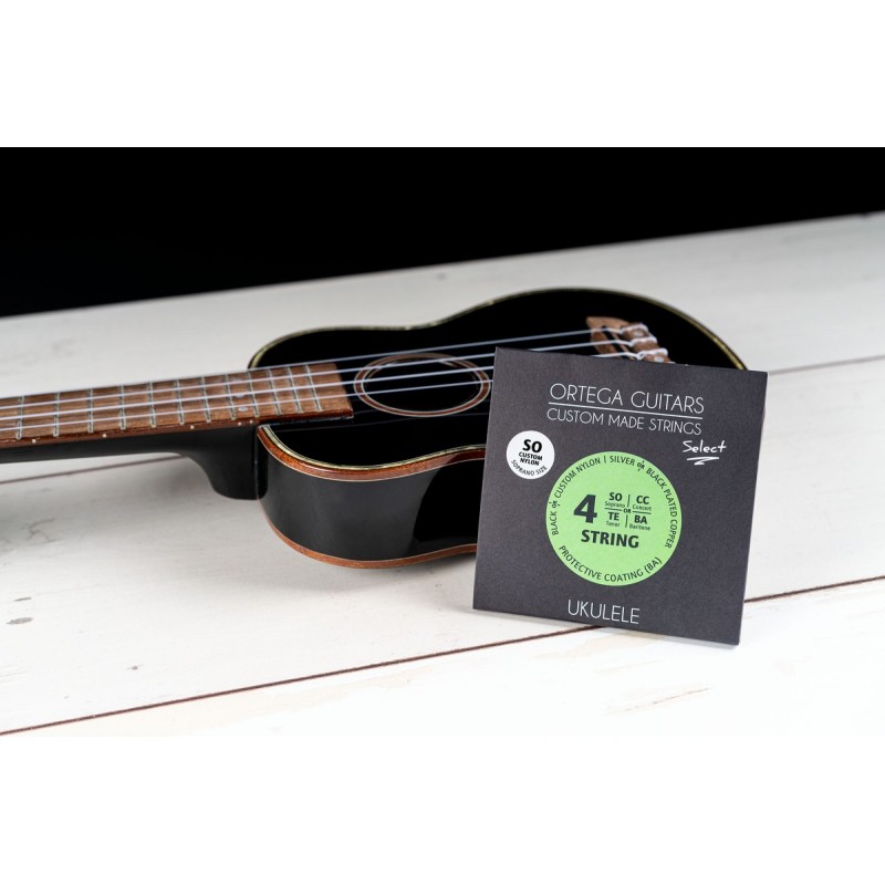 Ortega UKS-SO - struny do ukulele sopranowego (.024/.026) - 3