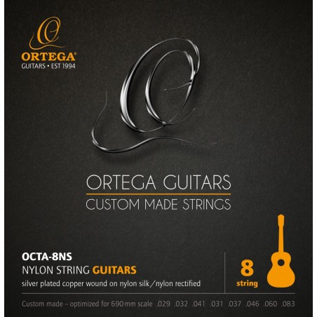 Ortega OCTA-8NS - struny nylonowe do gitary klasycznej - 1