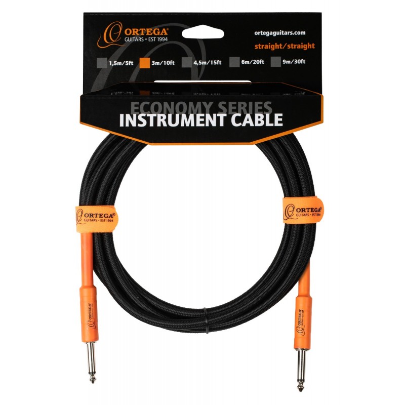 Ortega OECIS-10 - kabel instrumentalny (3 m) - 2 Ortega OECIS-10 - kabel instrumentalny (3 m) - 2