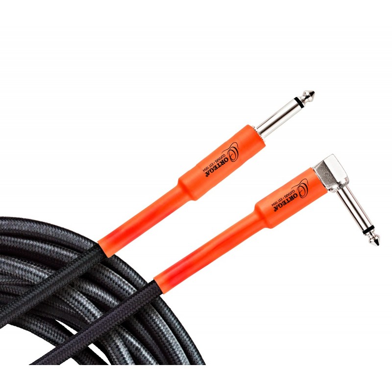 Ortega OECI-30 - kątowy kabel instrumentalny (9 m) - 1 Ortega OECI-30 - kątowy kabel instrumentalny (9 m) - 1