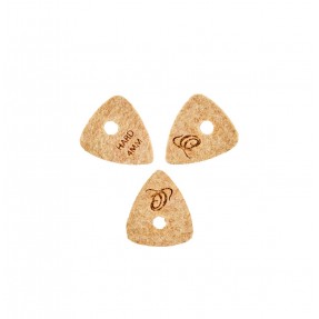 Ortega OGP-F-H3 - filcowe kostki do gitary i ukulele 4 mm (3 szt.) - 1