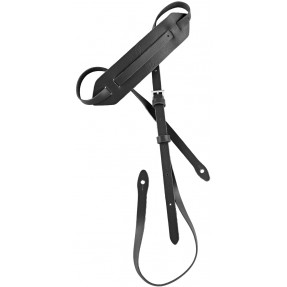 Ortega OSM-BK - skórzany pasek do mandoliny - 1