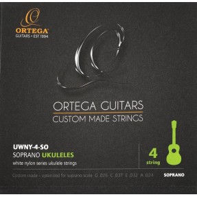 Ortega UWNY-4-SO - struny do ukulele sopranowego - 1