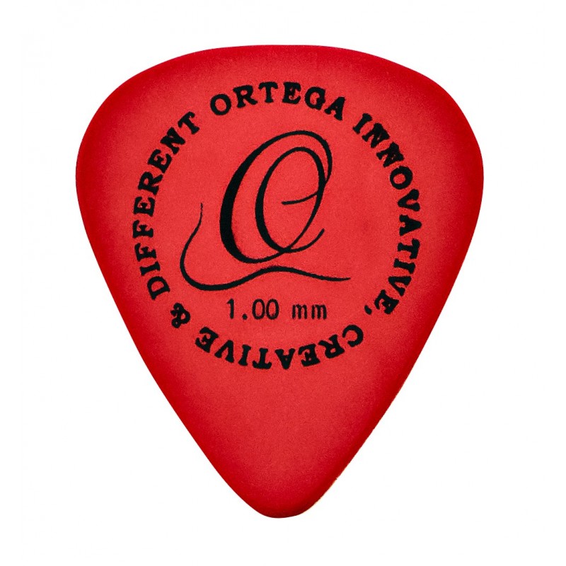 Ortega OGPST12-100 - zestaw kostek gitarowych 1,0 mm (12 szt.) - 1