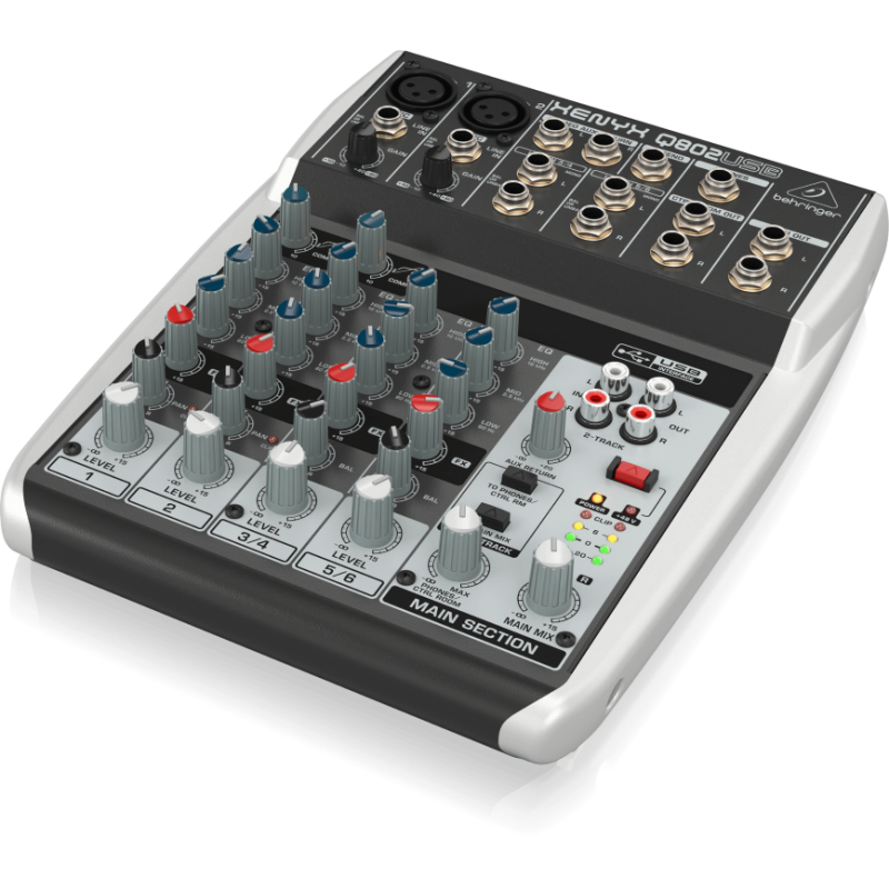 Behringer XENYX Q802USB - mikser audio - 3
