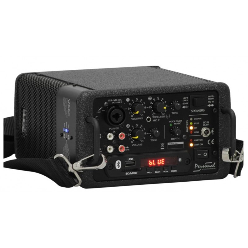 LDM PersonalBox Light V220 2xH20 - system PA z 2 mikrofony bezprzewodowe - 2