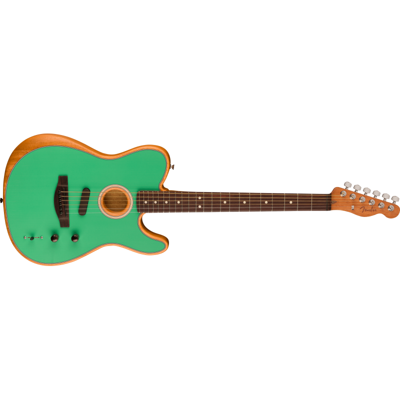 Fender Limited Edition Acoustasonic Player Telecaster  Rosewood Fingerboard, Sea Foam Green - 3