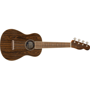 Fender Zuma Exotic Concert Ukulele, Walnut Fingerboard, Bocote - 1
