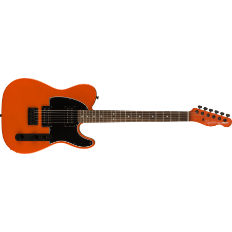 Squier FSR Affinity Series Telecaster HH, LF, Black Pickguard, Matching Headstock, Black Hardware, Metallic Orange - 1