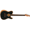 Fender Acoustasonic Player Telecaster  Rosewood Fingerboard, Brushed Black - 3