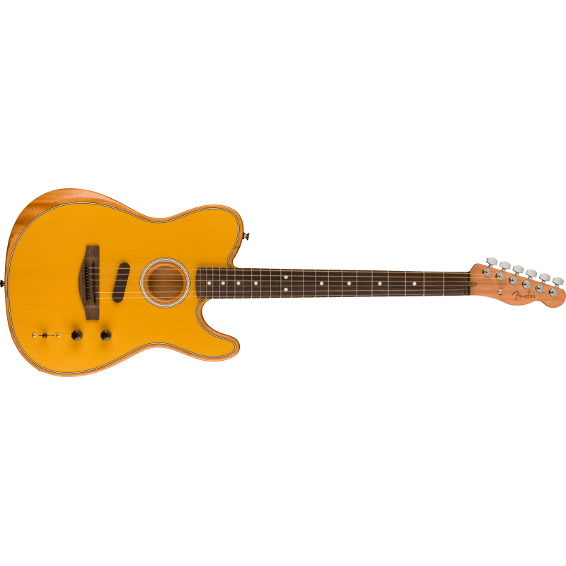 Fender Acoustasonic Player Telecaster  Rosewood Fingerboard, Butterscotch Blonde - 1