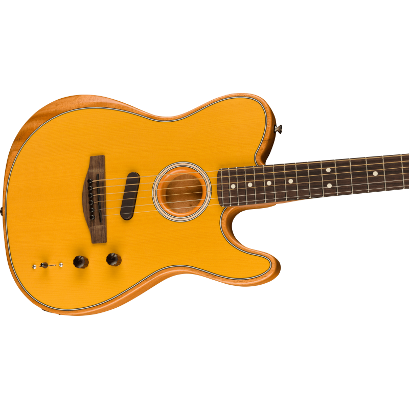 Fender Acoustasonic Player Telecaster  Rosewood Fingerboard, Butterscotch Blonde - 4
