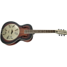 Gretsch G9241 Alligator Biscuit Round-Neck Resonator Guitar with Fishman Nashville Pickup, 2-Color Sunburst - 4