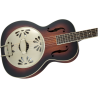 Gretsch G9241 Alligator Biscuit Round-Neck Resonator Guitar with Fishman Nashville Pickup, 2-Color Sunburst - 6