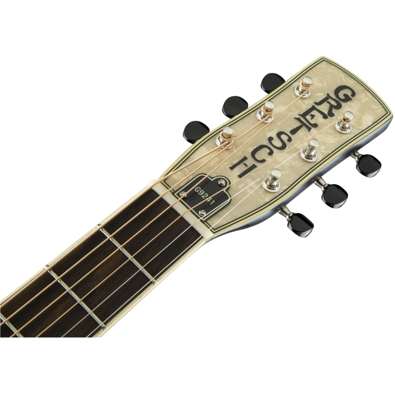 Gretsch G9240 Alligator Round-Neck, Mahogany Body Biscuit Cone Resonator Guitar, 2-Color Sunburst - 7
