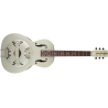 Gretsch G9201 Honey Dipper Round-Neck, Brass Body Biscuit Cone Resonator Guitar, Shed Roof Finish - 1