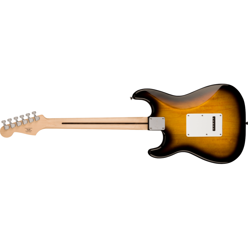 Squier Sonic Stratocaster MF, White Pickguard, 2-Color Sunburst - 2